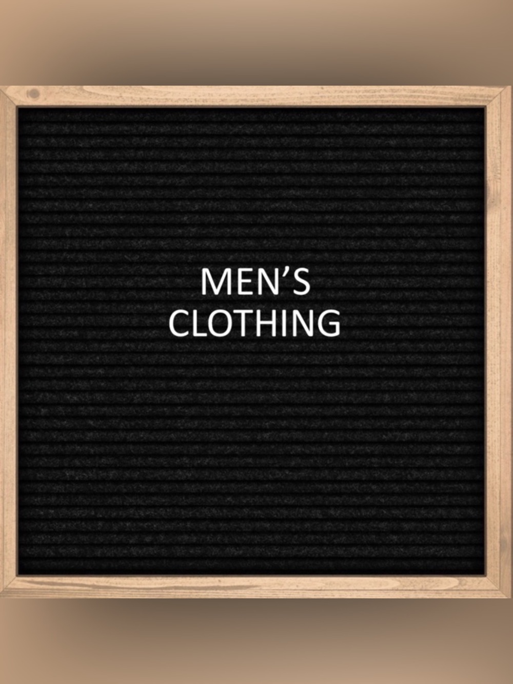 Men’s Apparel 👔